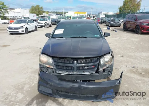 2014 Dodge Avenger Se из США, поврежденный, VIN 1C3CDZAG7EN138165